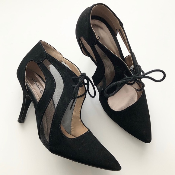 Brushed Suede Heels - Picture 1 of 1